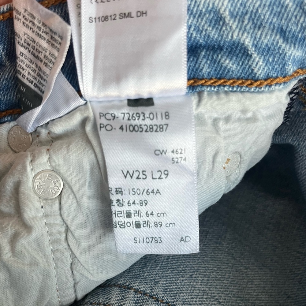 Levi’s Ribcage Straight ankle jeans NWT 25 - Picture 15 of 16